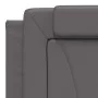 Gray synthetic leather padded bed headboard 180 cm by , Headboards and footboards - Ref: Foro24-374807, Price: 64,41 €, Disco...