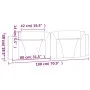Gray synthetic leather padded bed headboard 180 cm by , Headboards and footboards - Ref: Foro24-374807, Price: 64,41 €, Disco...