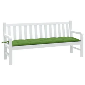 Kissen für Gartenbank aus grünem Melange-Stoff 180x50x7 cm von , Kissen für Stühle und Sofas - Ref: Foro24-4002569, Preis: 33...