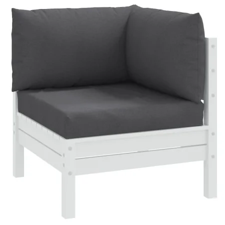 Kissen für Palettensofa, 3 Stück, anthrazitgraues Melange-Gewebe. von , Kissen für Stühle und Sofas - Ref: Foro24-4002651, Pr...
