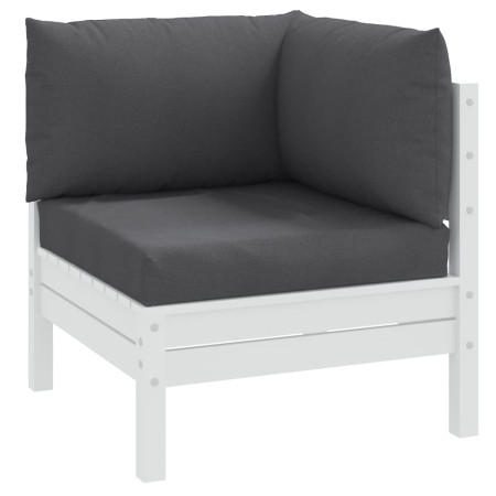 Kissen für Palettensofa, 3 Stück, anthrazitgraues Melange-Gewebe. von , Kissen für Stühle und Sofas - Ref: Foro24-4002651, Pr...