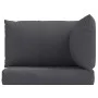 Kissen für Palettensofa, 3 Stück, anthrazitgraues Melange-Gewebe. von , Kissen für Stühle und Sofas - Ref: Foro24-4002651, Pr...