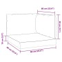 Kissen für Palettensofa, 3 Stück, anthrazitgraues Melange-Gewebe. von , Kissen für Stühle und Sofas - Ref: Foro24-4002651, Pr...