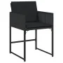 Garten-Essgruppe mit 13-teiligen Kissen aus schwarzem Kunststoff-Rattan. von , Gartensets - Ref: Foro24-3278166, Preis: 809,4...