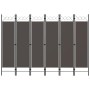 Divider screen with 6 panels anthracite gray 240x180 cm by vidaXL, Room dividers - Ref: Foro24-320713, Price: 52,65 €, Discou...