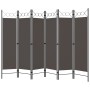 Divider screen with 6 panels anthracite gray 240x180 cm by vidaXL, Room dividers - Ref: Foro24-320713, Price: 52,65 €, Discou...