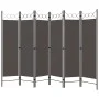 Divider screen with 6 panels anthracite gray 240x180 cm by vidaXL, Room dividers - Ref: Foro24-320713, Price: 52,03 €, Discou...
