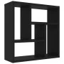 Schwarzes Wandregal aus Sperrholz, 45,1 x 16 x 45,1 cm von vidaXL, Regale und Regale - Ref: Foro24-802949, Preis: 26,78 €, Ra...
