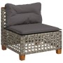 Set de sofás de jardín 7 pzas con cojines ratán sintético gris by , Garden sets - Ref: Foro24-3261747, Price: 603,06 €, Disco...