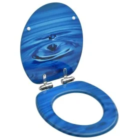 Toilet seat MDF soft close lid drop design by vidaXL, Toilet and bidet seats - Ref: Foro24-146913, Price: 49,73 €, Discount: %