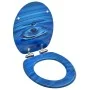 Toilet seat MDF soft close lid drop design by vidaXL, Toilet and bidet seats - Ref: Foro24-146913, Price: 49,73 €, Discount: %
