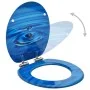 Toilet seat MDF soft close lid drop design by vidaXL, Toilet and bidet seats - Ref: Foro24-146913, Price: 49,73 €, Discount: %