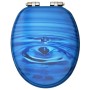 Toilet seat MDF soft close lid drop design by vidaXL, Toilet and bidet seats - Ref: Foro24-146913, Price: 57,37 €, Discount: %