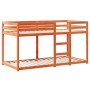 Cama con techo madera maciza pino marrón 90x200 cm de , Camas y somieres - Ref: Foro24-3282038, Precio: 218,54 €, Descuento: %