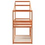Bed with solid brown pine wood roof 90x200 cm by , Beds and slatted bases - Ref: Foro24-3282038, Price: 221,58 €, Discount: %