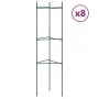 Tutores para tomates 8 unidades acero y PP 116 cm by , Pot stands - Ref: Foro24-3281491, Price: 87,50 €, Discount: %