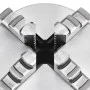 4-jaw self-centering lathe chuck 100 mm steel by vidaXL, Clamps and screws - Ref: Foro24-146709, Price: 108,94 €, Discount: %