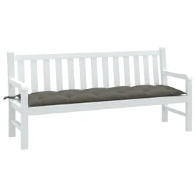 Garden bench cushion dark gray melange fabric 180x50x7 cm by , Cushions for chairs and sofas - Ref: Foro24-4002565, Price: 33...