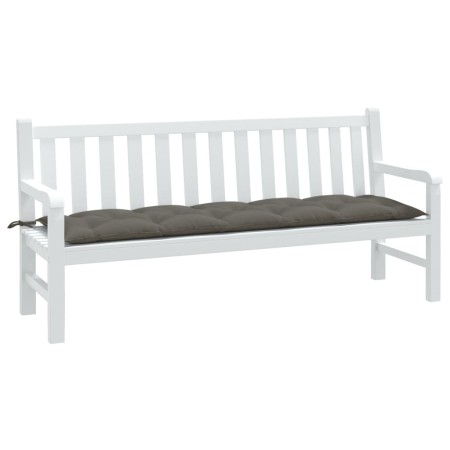Kissen für Gartenbank dunkelgrauer Melangestoff 180x50x7 cm von , Kissen für Stühle und Sofas - Ref: Foro24-4002565, Preis: 3...