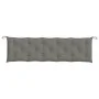 Garden bench cushion dark gray melange fabric 180x50x7 cm by , Cushions for chairs and sofas - Ref: Foro24-4002565, Price: 33...
