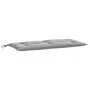 Garden bench cushions 2 pcs light gray melange fabric 100x50x7 cm by , Cushions for chairs and sofas - Ref: Foro24-4002586, P...