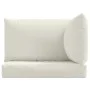 Cushions for pallet sofa 3 units cream melange fabric by , Cushions for chairs and sofas - Ref: Foro24-4002654, Price: 46,48 ...
