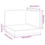 Cushions for pallet sofa 3 units cream melange fabric by , Cushions for chairs and sofas - Ref: Foro24-4002654, Price: 58,31 ...