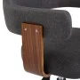 Bentwood and Gray Fabric Swivel Office Chair by vidaXL, Office chairs - Ref: Foro24-3054840, Price: 140,21 €, Discount: %