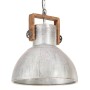 Industrielle Pendelleuchte 25 W silber rund 40 cm E27 von vidaXL, Lampen - Ref: Foro24-320529, Preis: 93,06 €, Rabatt: %