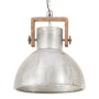 Industrial pendant lamp 25 W silver round 40 cm E27 by vidaXL, Lamps - Ref: Foro24-320529, Price: 93,06 €, Discount: %