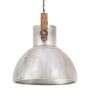Industrial pendant lamp 25 W silver round 40 cm E27 by vidaXL, Lamps - Ref: Foro24-320529, Price: 93,06 €, Discount: %