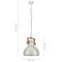 Industrielle Pendelleuchte 25 W silber rund 40 cm E27 von vidaXL, Lampen - Ref: Foro24-320529, Preis: 93,06 €, Rabatt: %