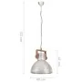 Industrielle Pendelleuchte 25 W silber rund 40 cm E27 von vidaXL, Lampen - Ref: Foro24-320529, Preis: 87,80 €, Rabatt: %