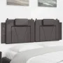Gepolstertes Bettkopfteil aus grauem Kunstleder, 160 cm von , Kopf- und Fußteile - Ref: Foro24-374800, Preis: 64,24 €, Rabatt: %