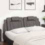 Gepolstertes Bettkopfteil aus grauem Kunstleder, 160 cm von , Kopf- und Fußteile - Ref: Foro24-374800, Preis: 65,38 €, Rabatt: %