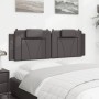 Gepolstertes Bettkopfteil aus grauem Kunstleder, 160 cm von , Kopf- und Fußteile - Ref: Foro24-374800, Preis: 65,38 €, Rabatt: %