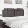 Gepolstertes Bettkopfteil aus grauem Kunstleder, 160 cm von , Kopf- und Fußteile - Ref: Foro24-374800, Preis: 64,24 €, Rabatt: %
