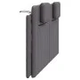 Gepolstertes Bettkopfteil aus grauem Kunstleder, 160 cm von , Kopf- und Fußteile - Ref: Foro24-374800, Preis: 64,24 €, Rabatt: %