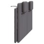 Gray synthetic leather padded bed headboard 160 cm by , Headboards and footboards - Ref: Foro24-374800, Price: 65,38 €, Disco...