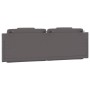 Gepolstertes Bettkopfteil aus grauem Kunstleder, 160 cm von , Kopf- und Fußteile - Ref: Foro24-374800, Preis: 65,38 €, Rabatt: %
