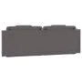 Gepolstertes Bettkopfteil aus grauem Kunstleder, 160 cm von , Kopf- und Fußteile - Ref: Foro24-374800, Preis: 64,24 €, Rabatt: %
