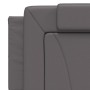 Gepolstertes Bettkopfteil aus grauem Kunstleder, 160 cm von , Kopf- und Fußteile - Ref: Foro24-374800, Preis: 65,38 €, Rabatt: %