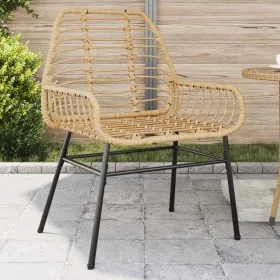 Gartensessel 2 Einheiten braunes synthetisches Rattan von , Gartenstühle - Ref: Foro24-369092, Preis: 119,23 €, Rabatt: %