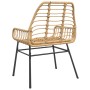 Gartensessel 2 Einheiten braunes synthetisches Rattan von , Gartenstühle - Ref: Foro24-369092, Preis: 121,36 €, Rabatt: %
