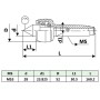 MT3 rotary tailstock by vidaXL, Clamps and screws - Ref: Foro24-146693, Price: 39,95 €, Discount: %