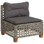 Garden sofa set with cushions 5 pieces gray synthetic rattan by , Garden sets - Ref: Foro24-3261789, Price: 415,41 €, Discoun...