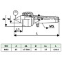 MT2 rotary tailstock by vidaXL, Clamps and screws - Ref: Foro24-146692, Price: 36,63 €, Discount: %