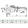 MT2 rotary tailstock by vidaXL, Clamps and screws - Ref: Foro24-146692, Price: 35,80 €, Discount: %