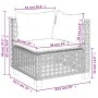 6-teiliges Gartenmöbel-Set und graue synthetische Rattankissen von , Gartensets - Ref: Foro24-3261831, Preis: 497,72 €, Rabat...