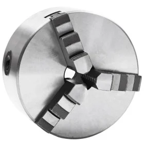 3-jaw self-centering lathe chuck 125 mm steel by vidaXL, Clamps and screws - Ref: Foro24-146706, Price: 111,34 €, Discount: %